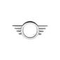 3D Metal Car Door Lock Pin Wing Emblem Badge - Mini Cooper