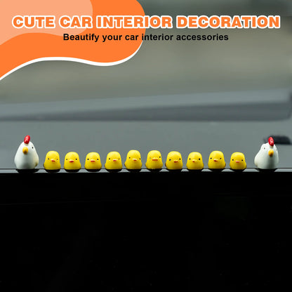 Cute Mini Animal Car Dashboard Accessories - Rearview Mirror Decor