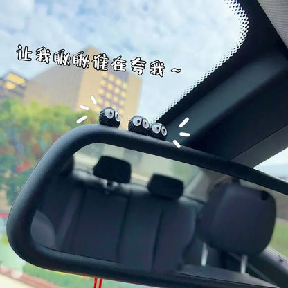 Cute Black Elf Car Interior Decoration - Rearview Mirror Ornaments