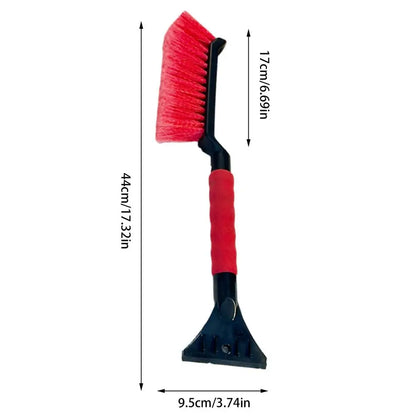Car Snow Brush Ice Scraper - 2-in-1 Ergonomic Winter Tool