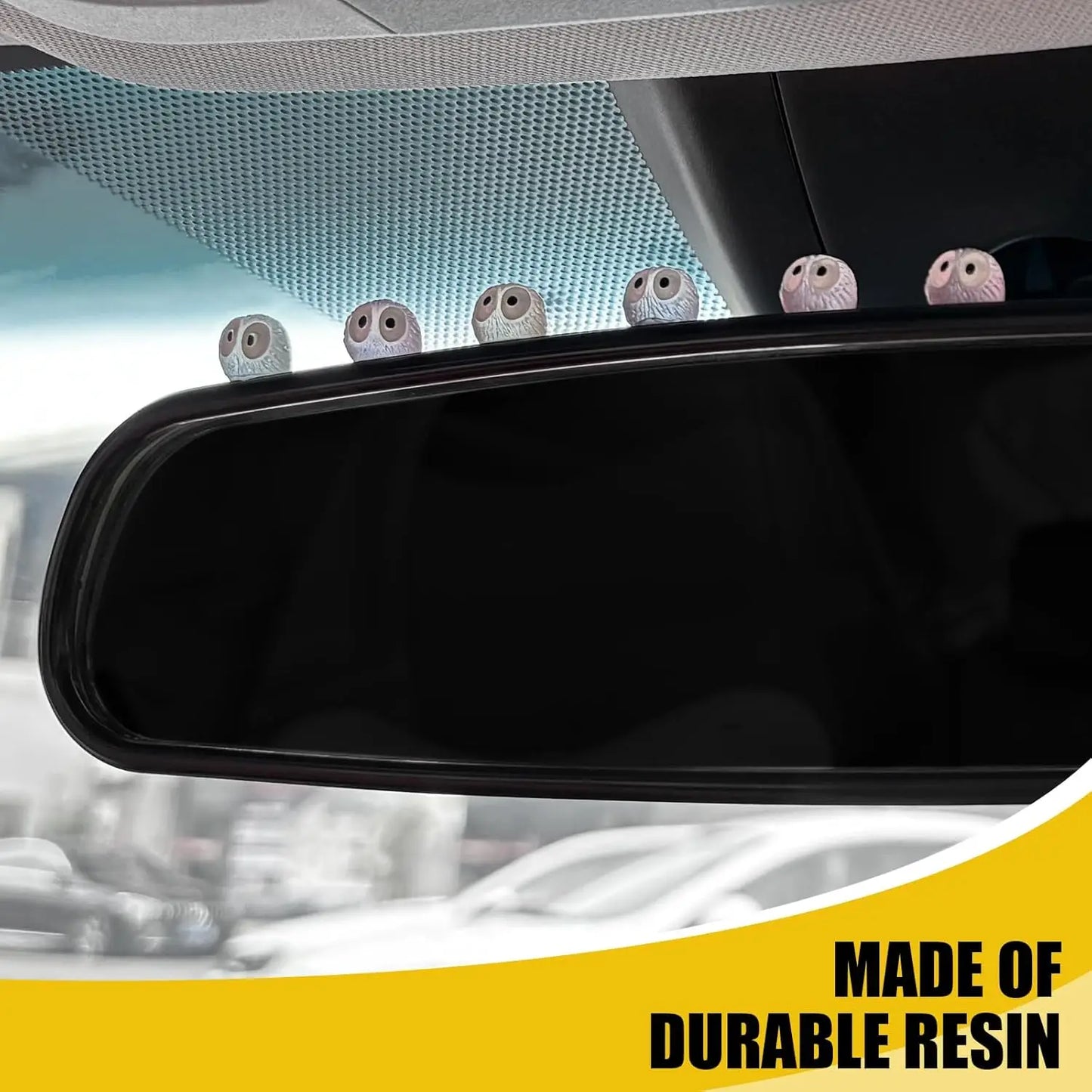 Cute Mini Animal Car Dashboard Accessories - Rearview Mirror Decor