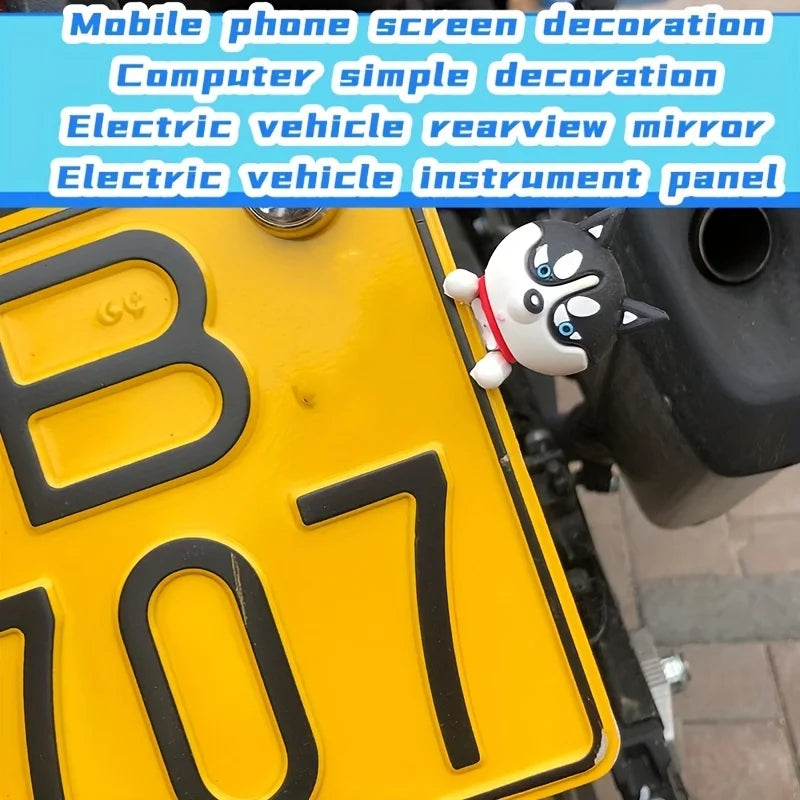 Motorcycle Decorative Dolls & Car Dashboard Stickers - Lucky Cat Ornaments