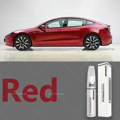 Tesla Paint Touch Up Pen Set - Pearl White & Deep Sea Blue Wheel Repair Kit