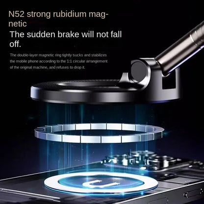 Foldable Vacuum Magnetic Car Phone Holder 2025 - Suction Cup Navigation Mount