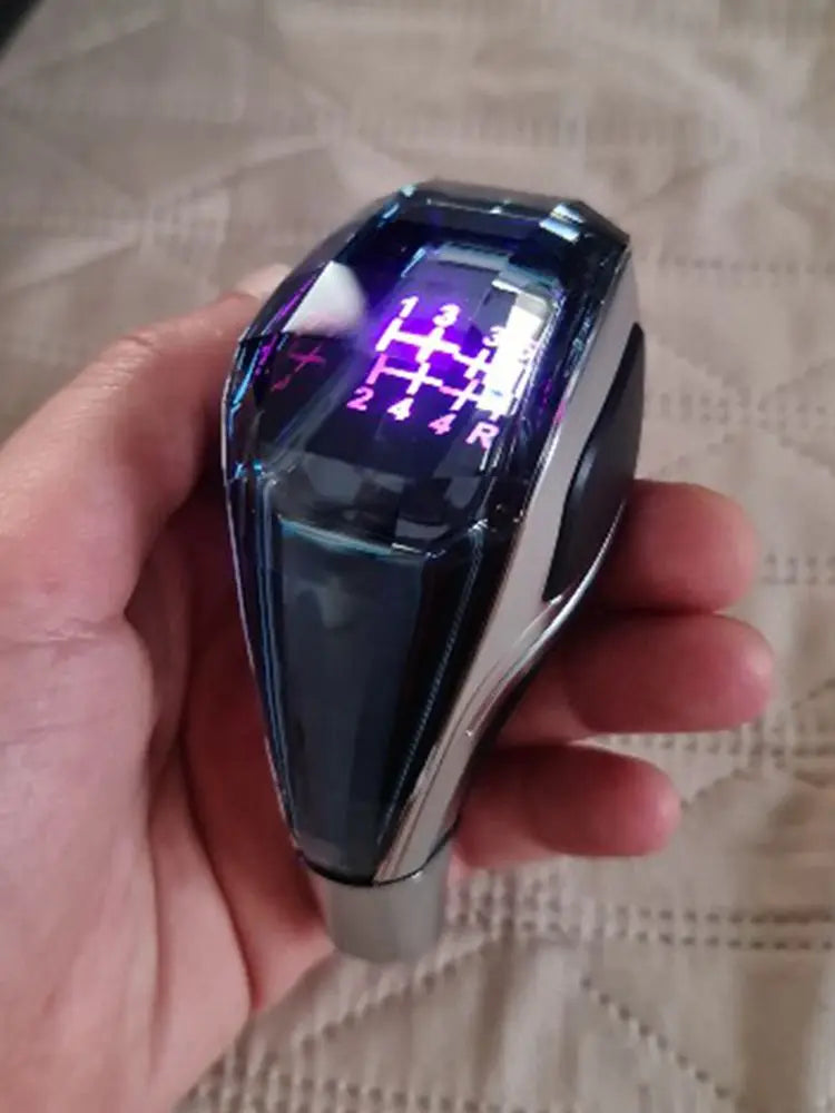 JDM Universal Crystal Gear Shift Knob - Mitsubishi Style for Toyota VW Honda