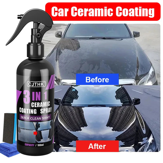 Car Ceramic Nano Coating - Hydrophobic Anti-Scratch Protection 100ML