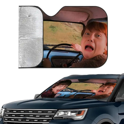 Harry Potter Car Sunshade - Foldable Windshield UV Protection