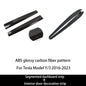 Tesla Model 3 Y Dashboard Trim Strip - Carbon Fiber ABS ABS bright carbon