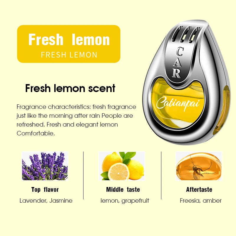 Car Air Freshener Vent Diffuser - Long-lasting Aromatherapy Pendant