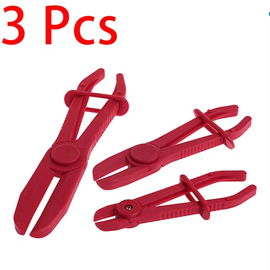 3-Piece Hose Clamp Pliers Set - Brake Fuel Water Line Removal Tool
