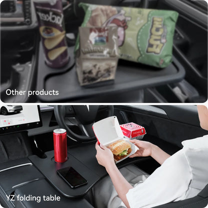 Tesla Steering Wheel Laptop Tray - Portable Office Desk for Model S/3/X/Y Highland Juniper