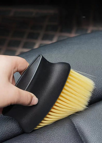 Car Interior Cleaning Brush - Soft Dust Brush for Air Vents & Gaps