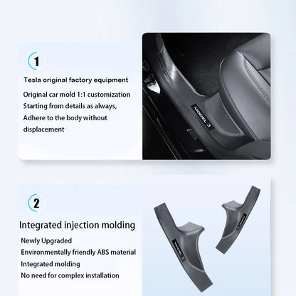 Tesla Model 3/Y Door Sill Protector - Anti-Kick Threshold Strip Guard