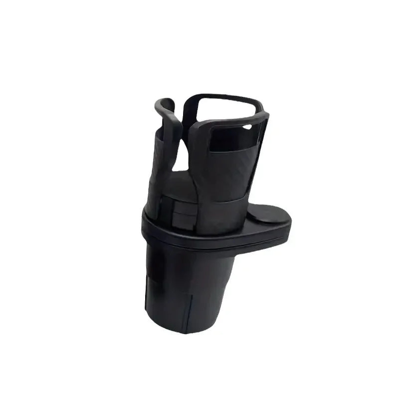 Car Cup Holder Expander - Adjustable Dual Cup Holder with Phone Mount
