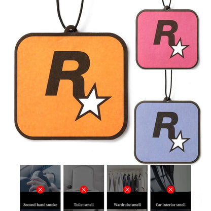 Car Rockstar Fragrance Tablets Air Freshener - Aromatherapy Pendant