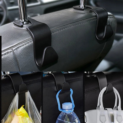 Universal Car Headrest Hook - Storage Organizer for Handbags & Purses