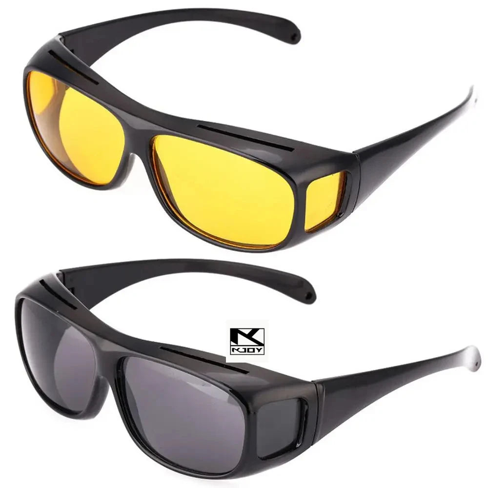 KJOY Night Vision Driving Glasses - UV Protection Yellow Lens