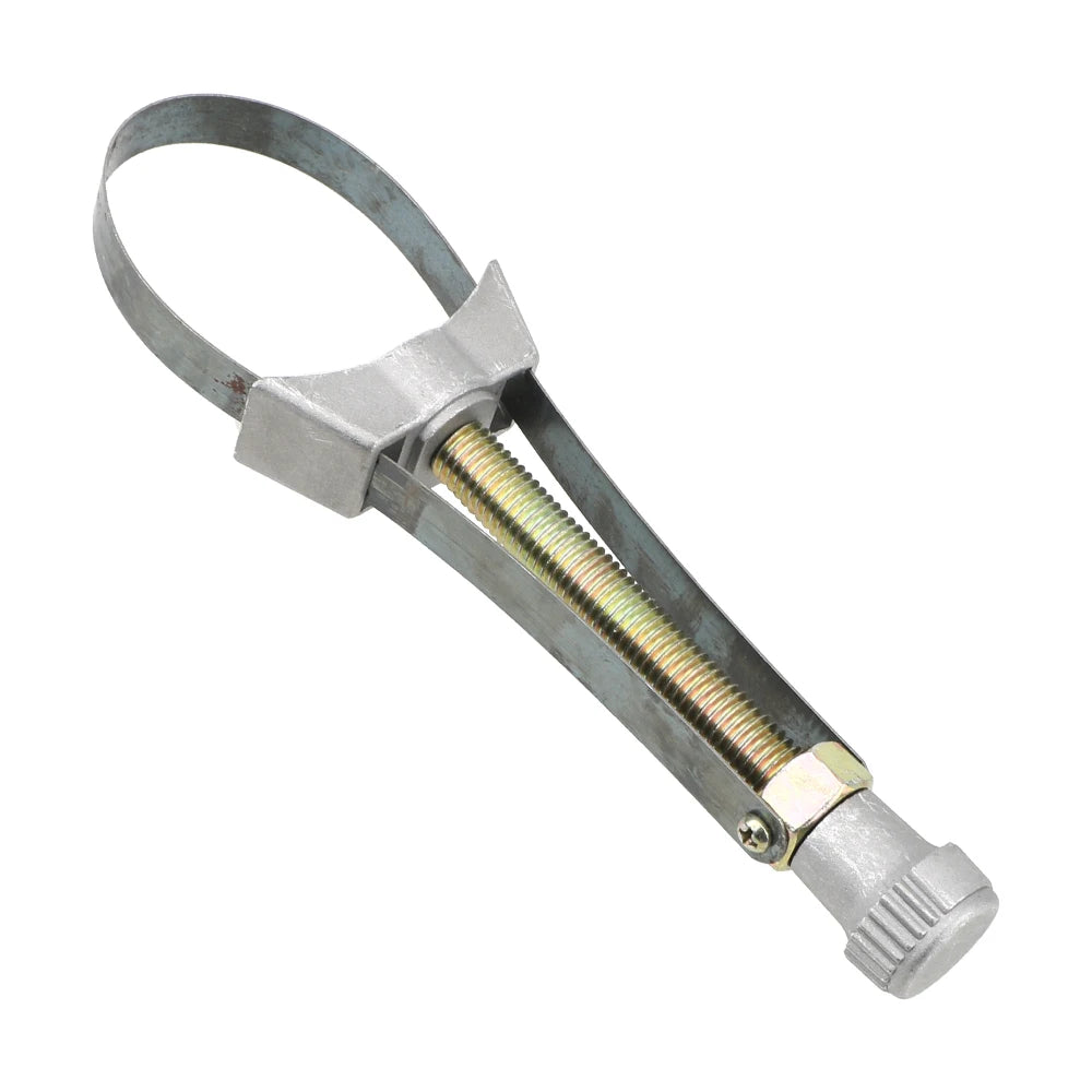 Car Oil Filter Removal Tool - Adjustable 60-120mm Steel Strap Wrench