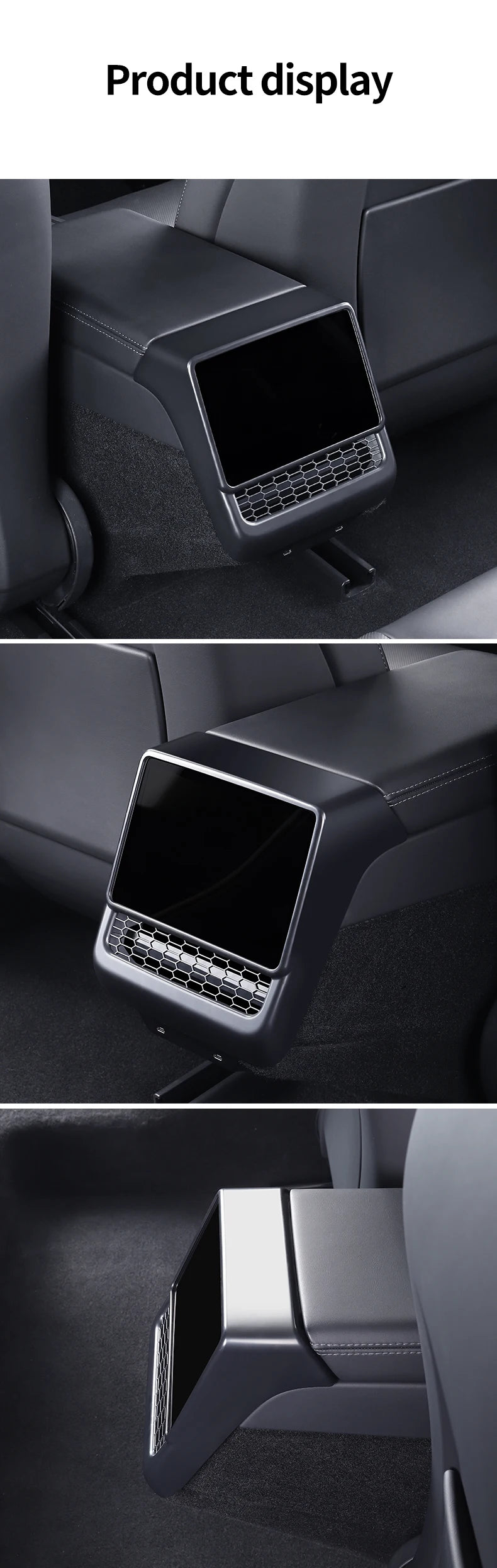 Tesla Model 3 Y Air Outlet Cover - Highland Juniper Rear Console Vent