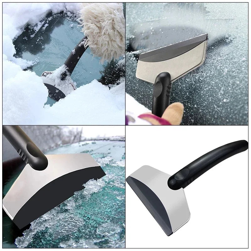 Car Snow Shovel & Ice Scraper - Windshield Snow Removal Tool 2PCS Set