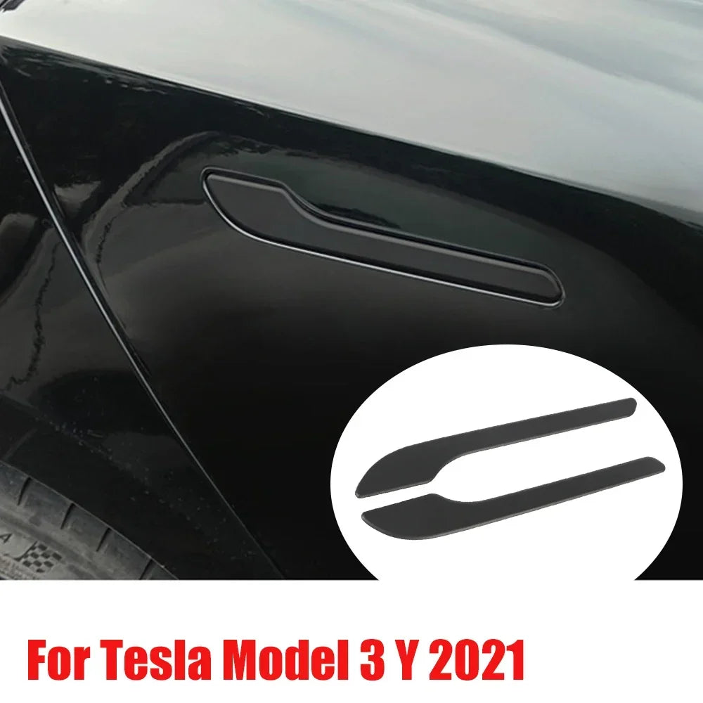 Tesla Model 3 Y Carbon Fiber Door Handle Covers - 4pcs Set
