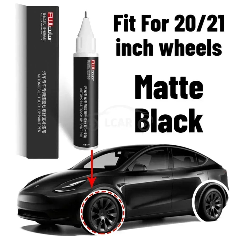 Tesla Paint Repair Pen - Car Scratch Remover for Model 3/X/Y/S Black White Wheel Hub