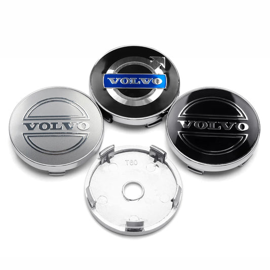 Volvo Wheel Center Stickers 56mm - Hub Cap Decals for R-Design Models