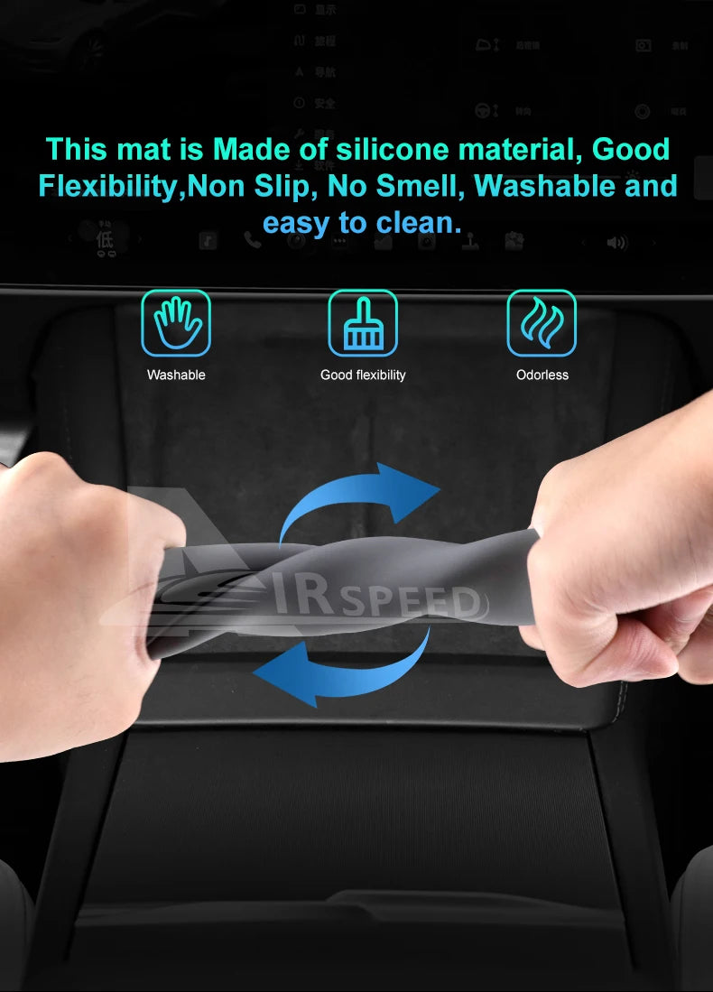 Tesla Model 3 Highland Wireless Charging Pad - Silicone Mat