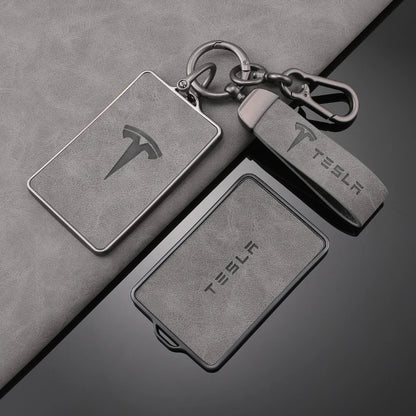 Tesla Key Case TPU Leather - NFC Key Fob Cover Model 3 S X Y