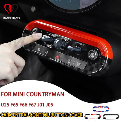 Car Central Control Button Frame Sticker - Mini Countryman 2024-2025