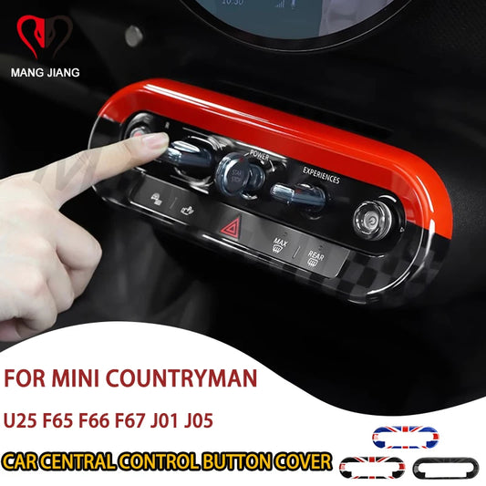 Car Central Control Button Frame Sticker - Mini Countryman 2024-2025