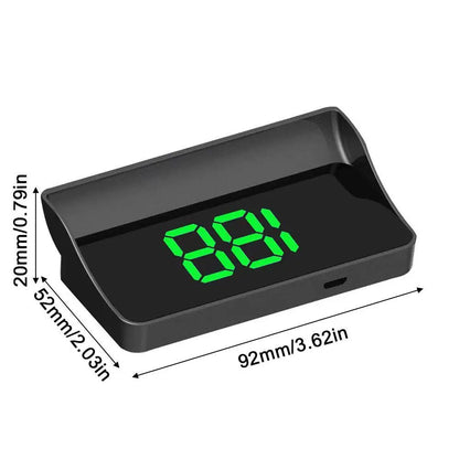 Car Head-Up Display GPS Speedometer - Digital HUD Windshield Projector