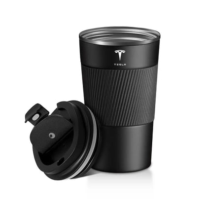 Tesla Stainless Steel Thermal Mug - Coffee Cup for Model 3/S/X/Y Cybertruck
