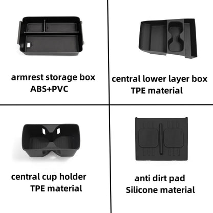 Hyundai Santa Fe Storage Box Cup Holder - 2024-2025 Interior Organizer