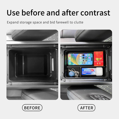 Hyundai Santa Fe Storage Box Cup Holder - 2024-2025 Interior Organizer