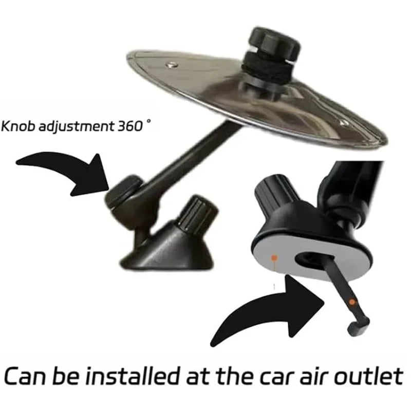 Car Drum Cymbals Air Vent Clip - Musical Instrument AC Ornament
