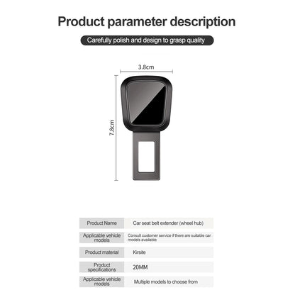 Car Seat Belt Extender Safety Buckle - Tesla Porsche Compatible