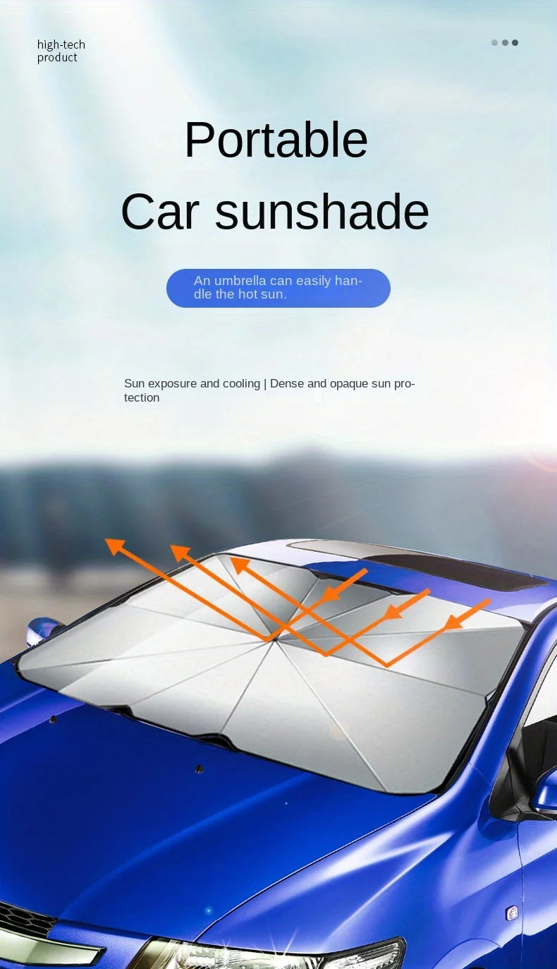 Car Windshield Sunshade - Premium UV Protection Sun Visor