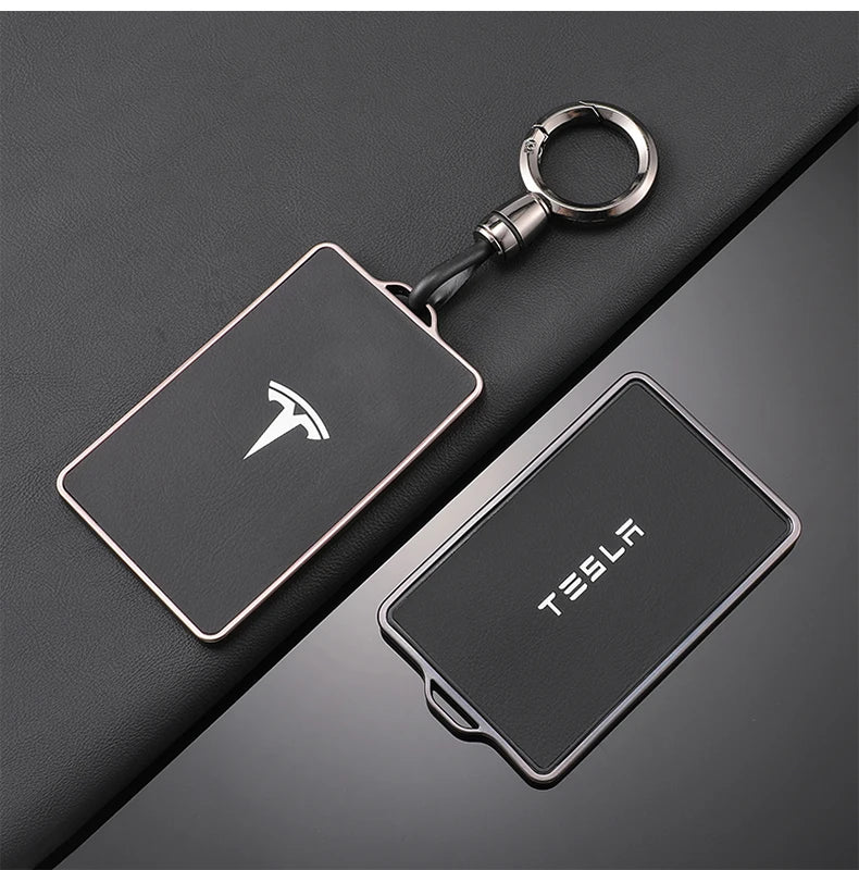 Tesla Key Case TPU Leather - NFC Key Fob Cover Model 3 S X Y