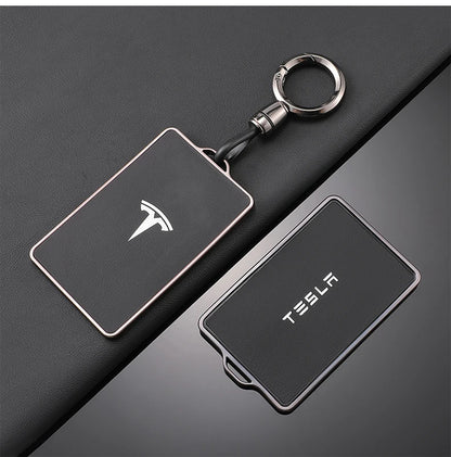 Tesla Key Case TPU Leather - NFC Key Fob Cover Model 3 S X Y