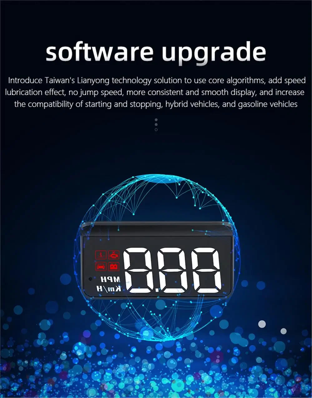 HUD Head Up Display M3 OBD2 GPS Car Speedometer Projector