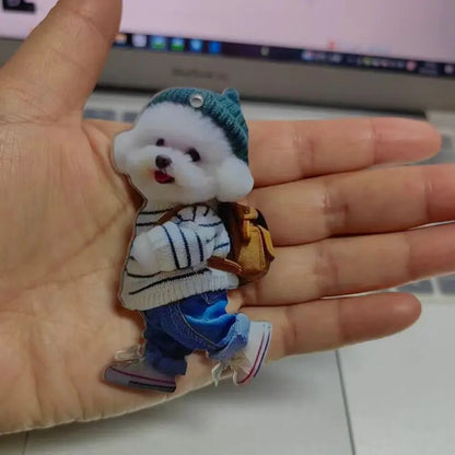 Creative Puppy Car Hanging Ornament - Rearview Mirror Pendant