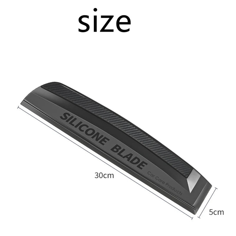 Car Squeegee Tool - Non-Scratch Silicone Window Wiper Blade