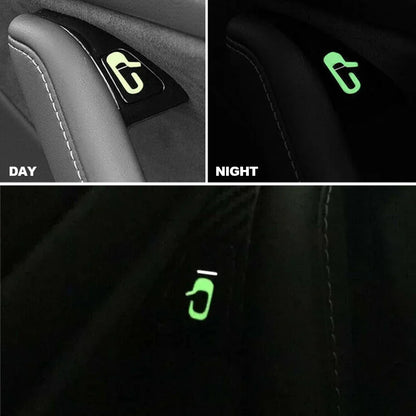 Tesla Model 3 Luminous Door Button Stickers - 8pcs Set