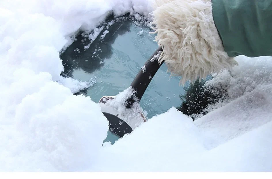 Car Snow Shovel & Ice Scraper - Windshield Snow Removal Tool 2PCS Set