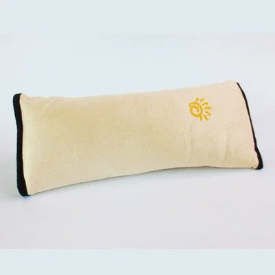 Car Seat Belt Pillow for Kids - Universal Shoulder Head Protector Plush Cover