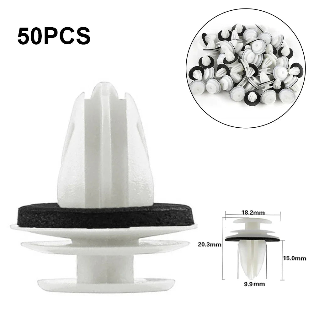 BMW Door Panel Clips 50PCS - Fastener Rivets with Seal Ring for E34 E36 E38 E39 E46
