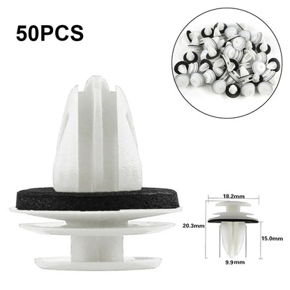 BMW Door Panel Clips 50PCS - Fastener Rivets with Seal Ring for E34 E36 E38 E39 E46