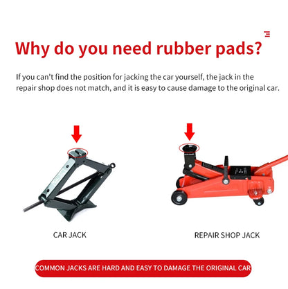 Tesla Lifting Jack Pad - Upgraded Rubber Pucks Adapter Model 3 Y S X