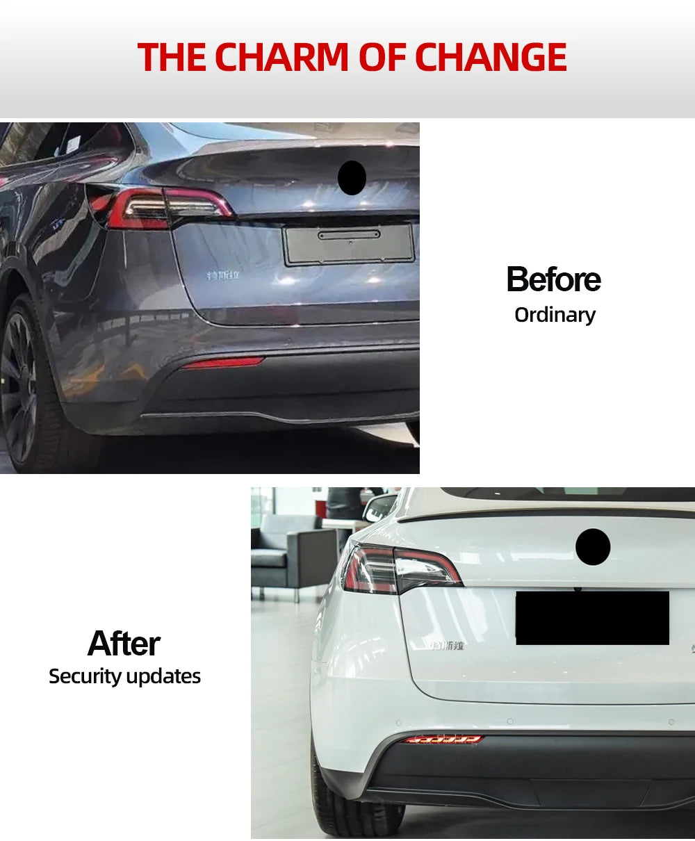 Tesla Model 3/Y LED Rear Fog Light - Dynamic Turn Signal 2016-23
